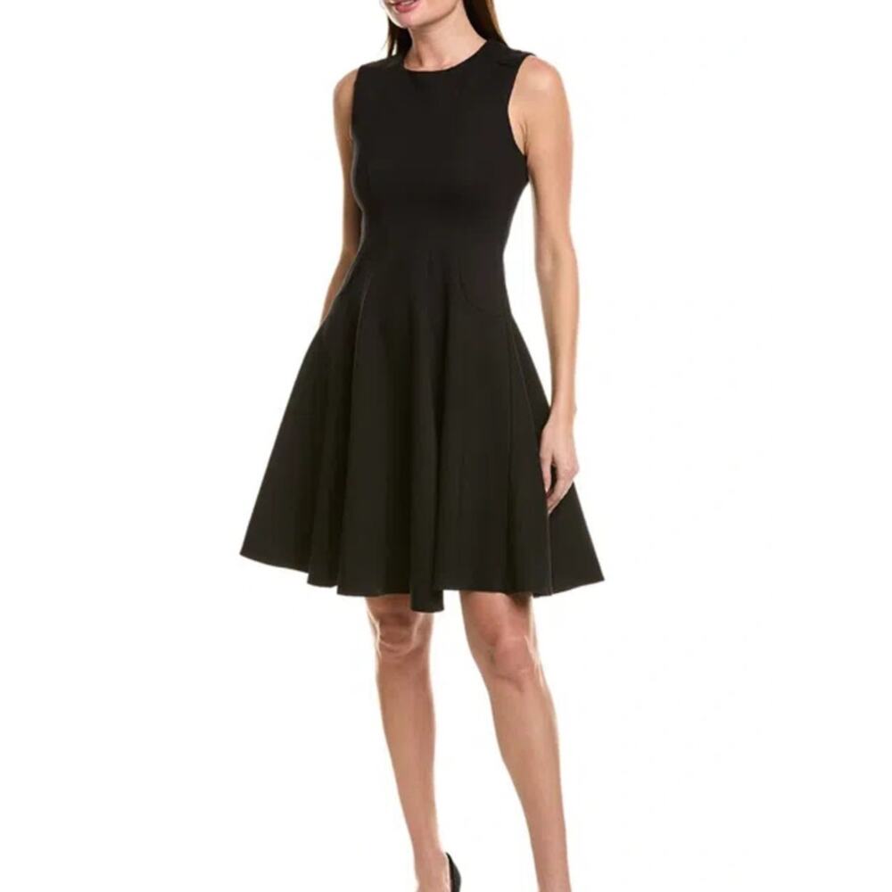 Gracia Classic A Line Sleeveless Dress Black S
